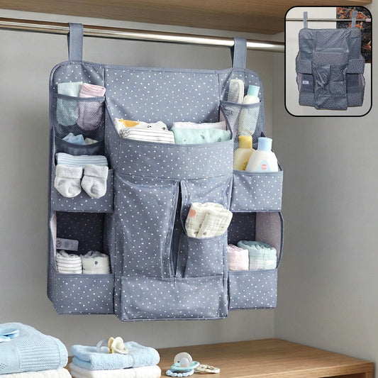 Multi-Pocket Hanging Baby Care Organizer